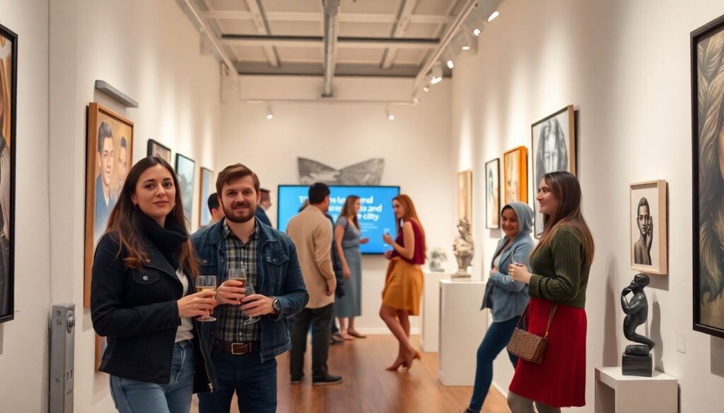 Культурная карта города: маршруты по музеям, галереям и каворкингам - иллюстрация