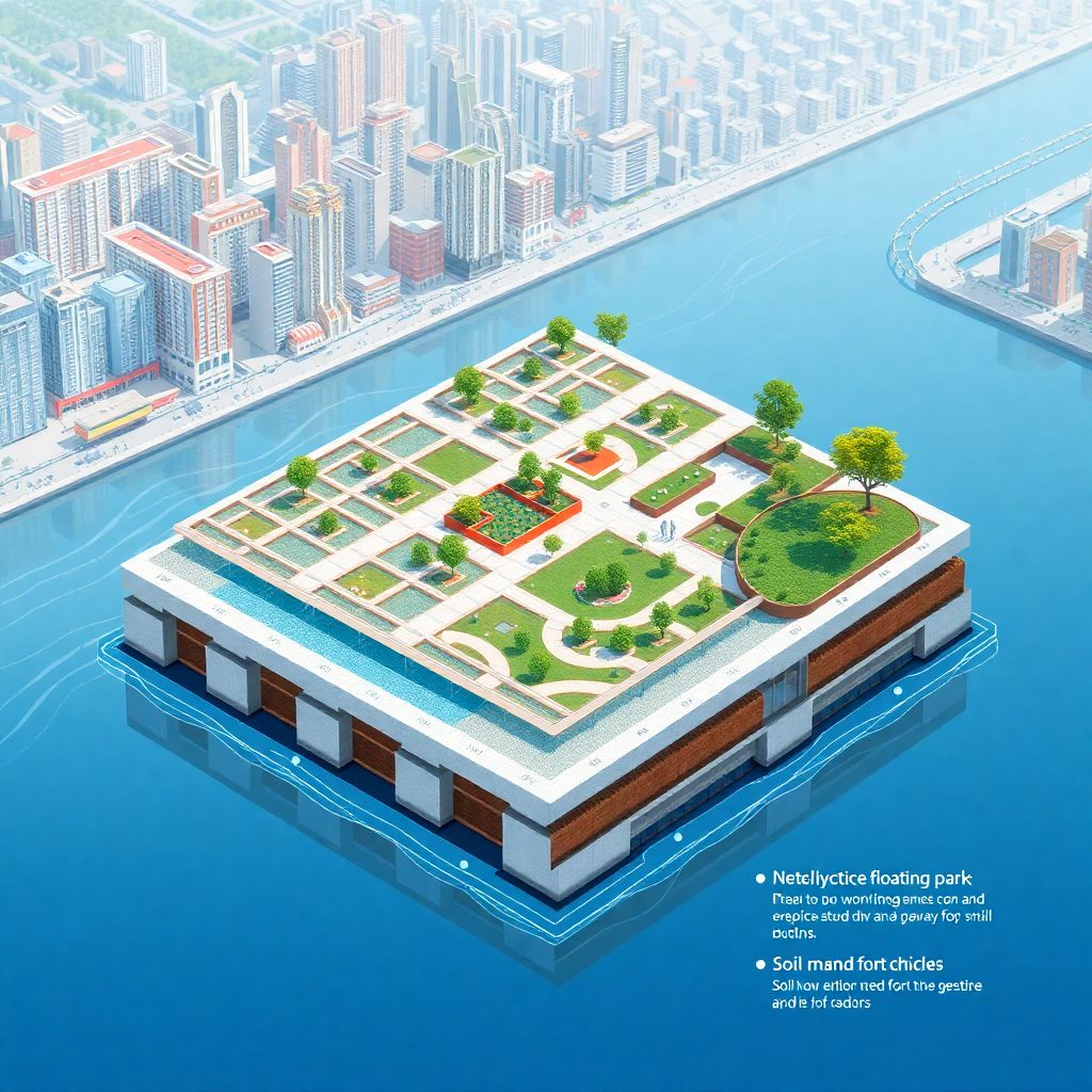 Плавающие парки и реверсивные каналы: новые форматы городских зеленых зон