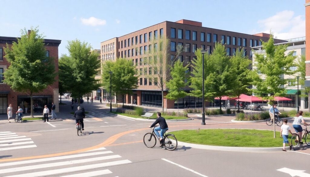 Роль городских платформ и хабов в развитии велоинфраструктуры - иллюстрация