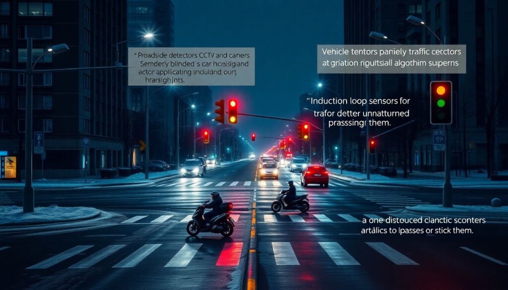 Умные светофоры и перераспределение потоков на крупных перекрестках - иллюстрация