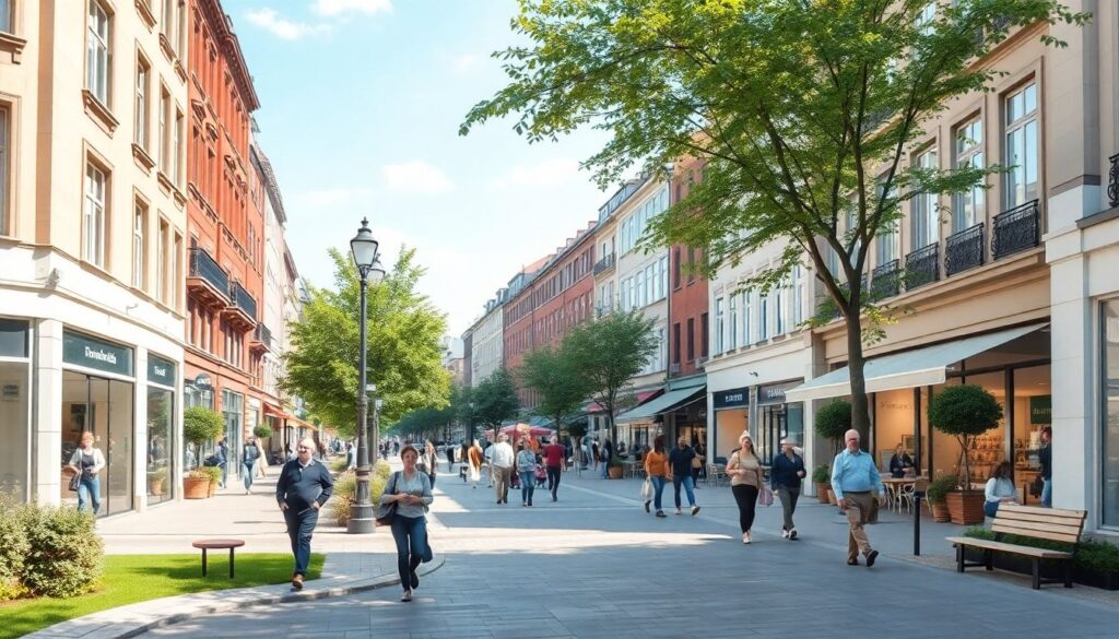 Пешеходные улицы как двигатель городской экономики - иллюстрация